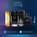 Kit 4 Perfumes Masculinos Importados (100ml) - 1 million | 212 vip | Invictus | Bleu de Chanel [QUEIMA DE ESTOQUE]