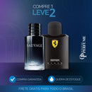 Kit 2 Perfumes Masculinos Importados (100ml) - Dior Sauvage, Ferrari Black [QUEIMA DE ESTOQUE]